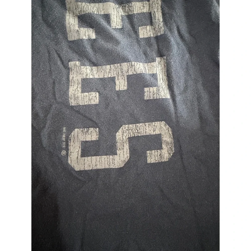 Nike New York Yankees Henley Shirt Boys‎ XL 20 Navy Blue Distressed MLB Graphic